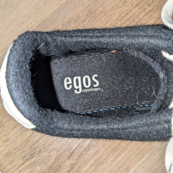 Egos Copenhagen Merino Wool Sneaker Shoes Unisex Black White EU 40 / US 9 wmns - Picture 7 of 11